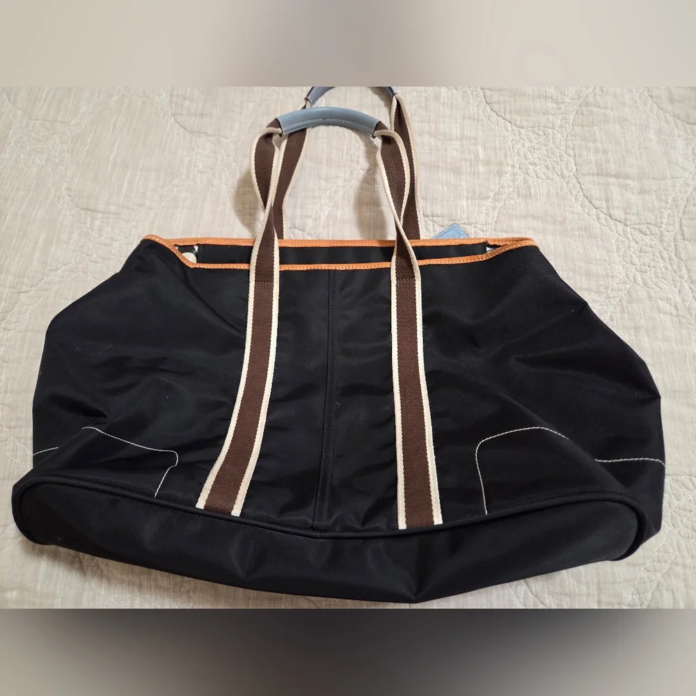 Coach Hampton Black and Brown Tote Bag - Picture 7 of 8